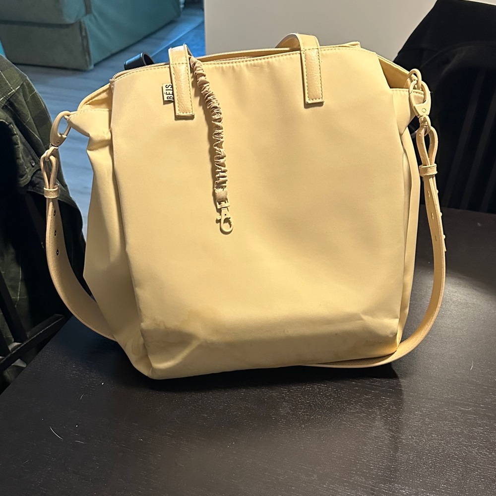 BEIS Cream Tote Bag